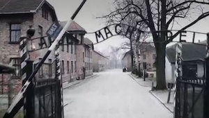Grabaron el terreno de Auschwitz desde un dron (una aeronave que vuela sin tripu