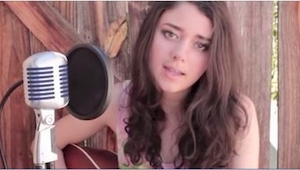 Una chica de 17 años hizo un cover bellísimo de una canción famosa de Elvis Pres