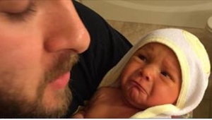 Un padre publicó una foto de su bebé y gracias a eso le salvó la vida. Y todo po
