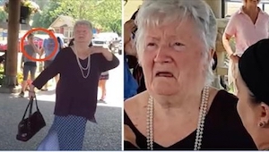 Una mujer de 85 años estaba posando para una foto. ¡Lo que pasó después ya se hi