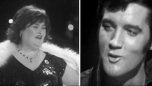 ¡El dúo increíble de Susan Boyle y Elvis Presley conquistó a Internet!
